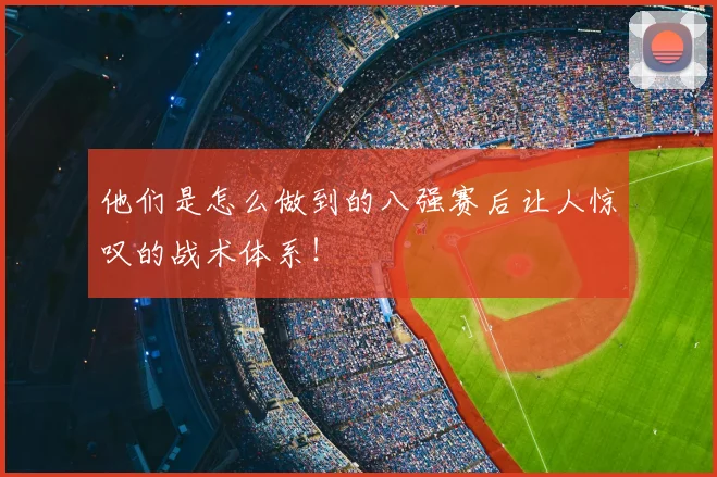 他们是怎么做到的八强赛后让人惊叹的战术体系！