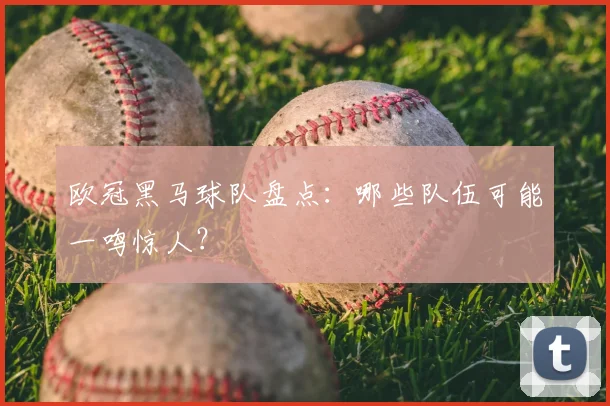 欧冠黑马球队盘点:哪些队伍可能一鸣惊人?